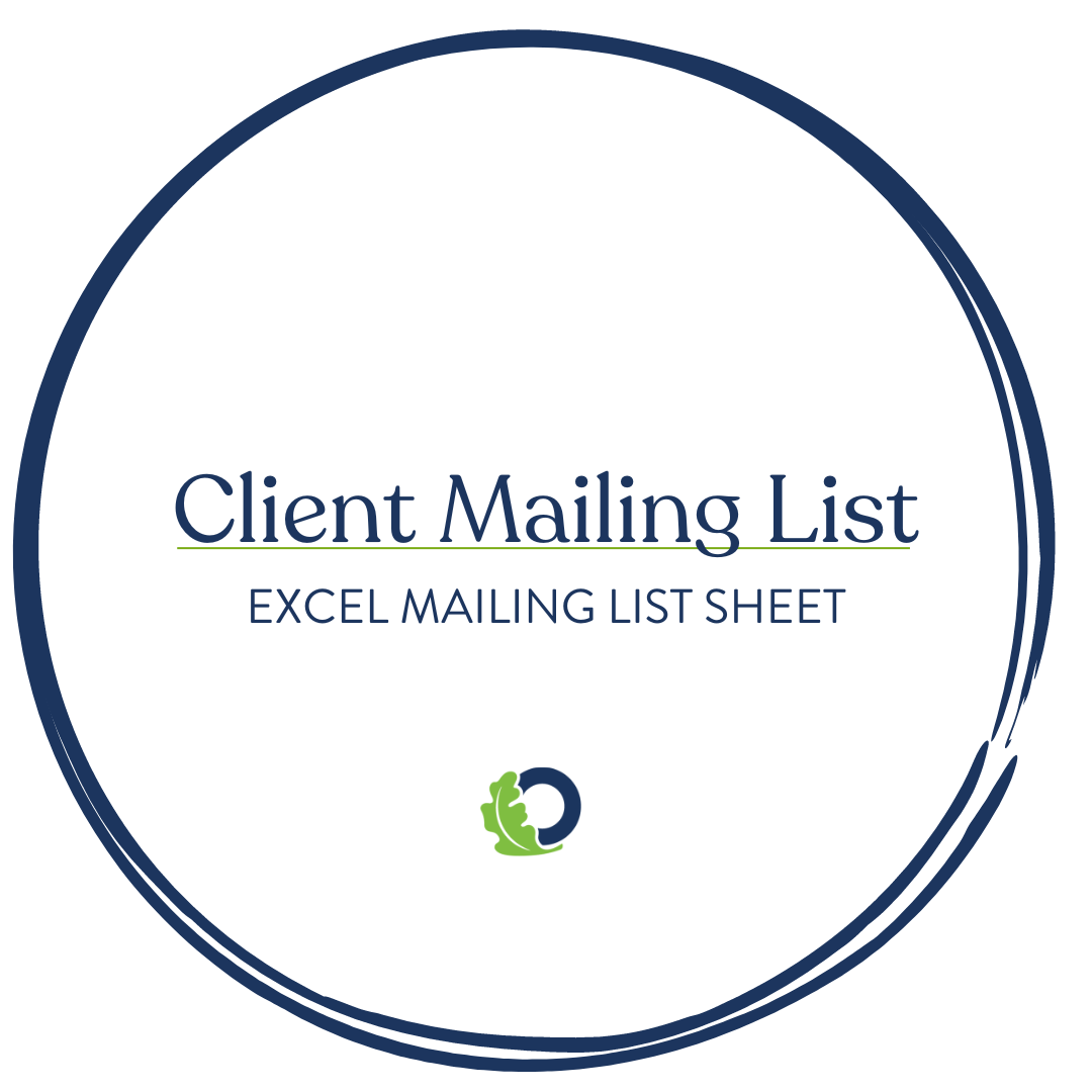 Oakridge Agent Resource: Client Mailing List